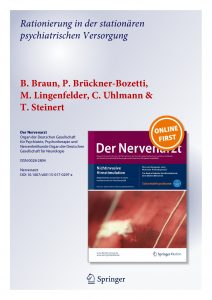 Der Nervenarzt – Rationierung In der der stationären psychiatrischen Versorgung - B. Braun